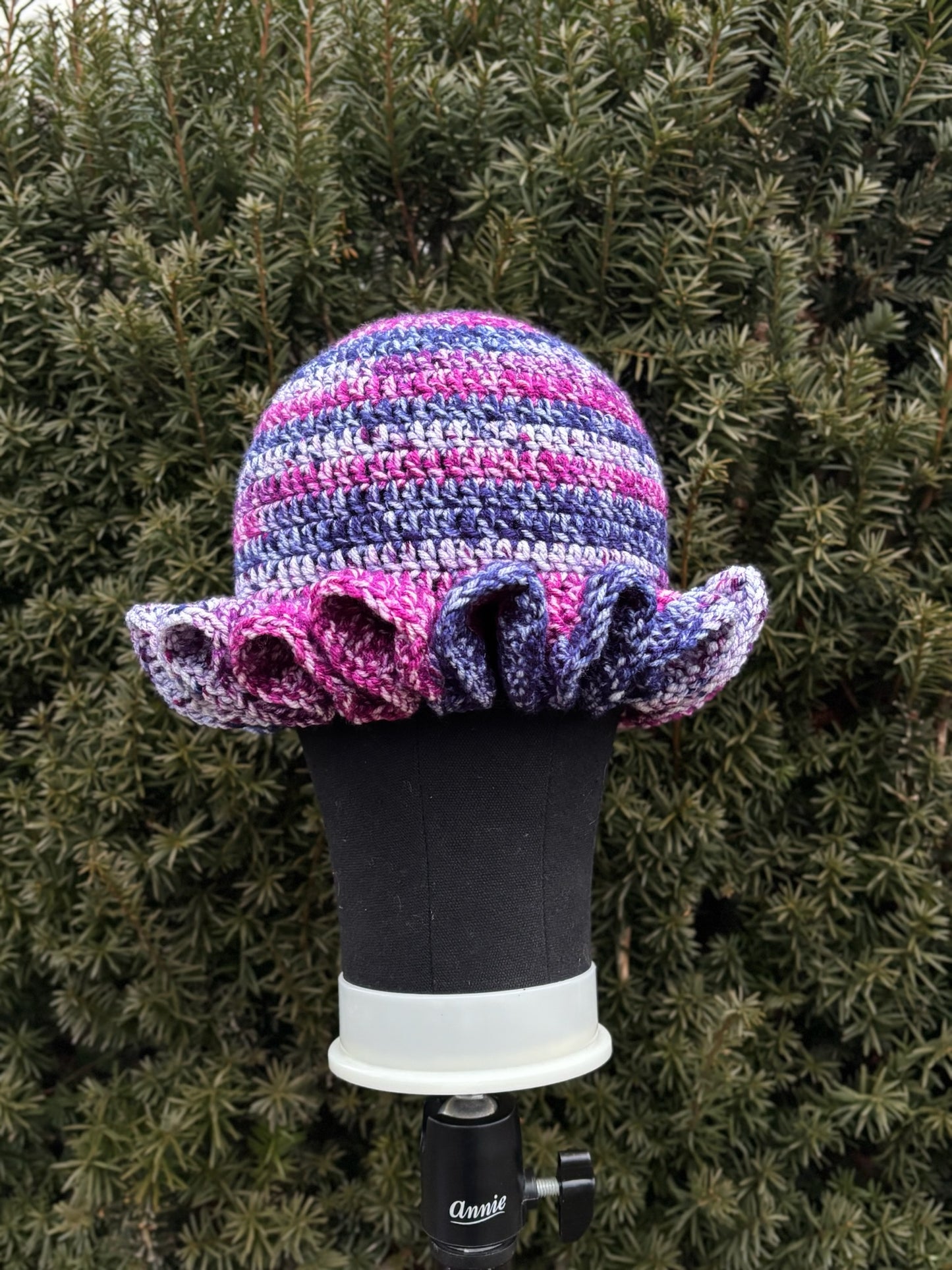Mixed Berry Ruffle Hat