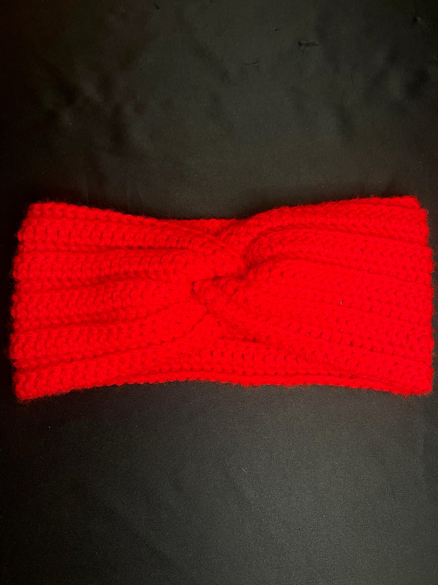 Red Twist Ear Warmer