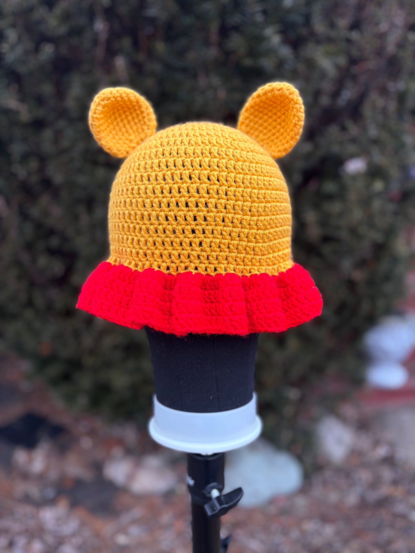 Winnie the Pooh Ruffle Hat