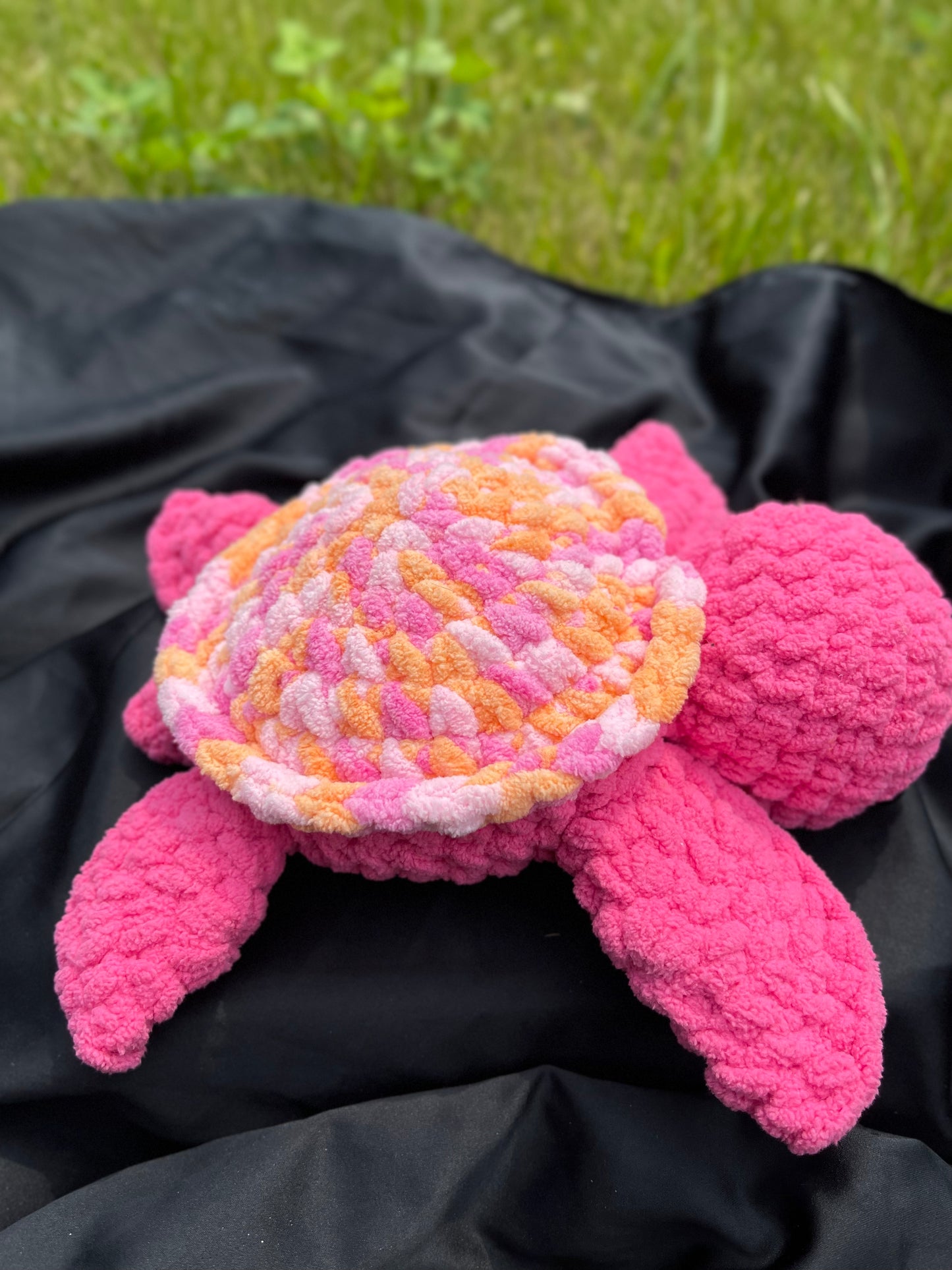 Rosy Pink Sea Turtle Plushie