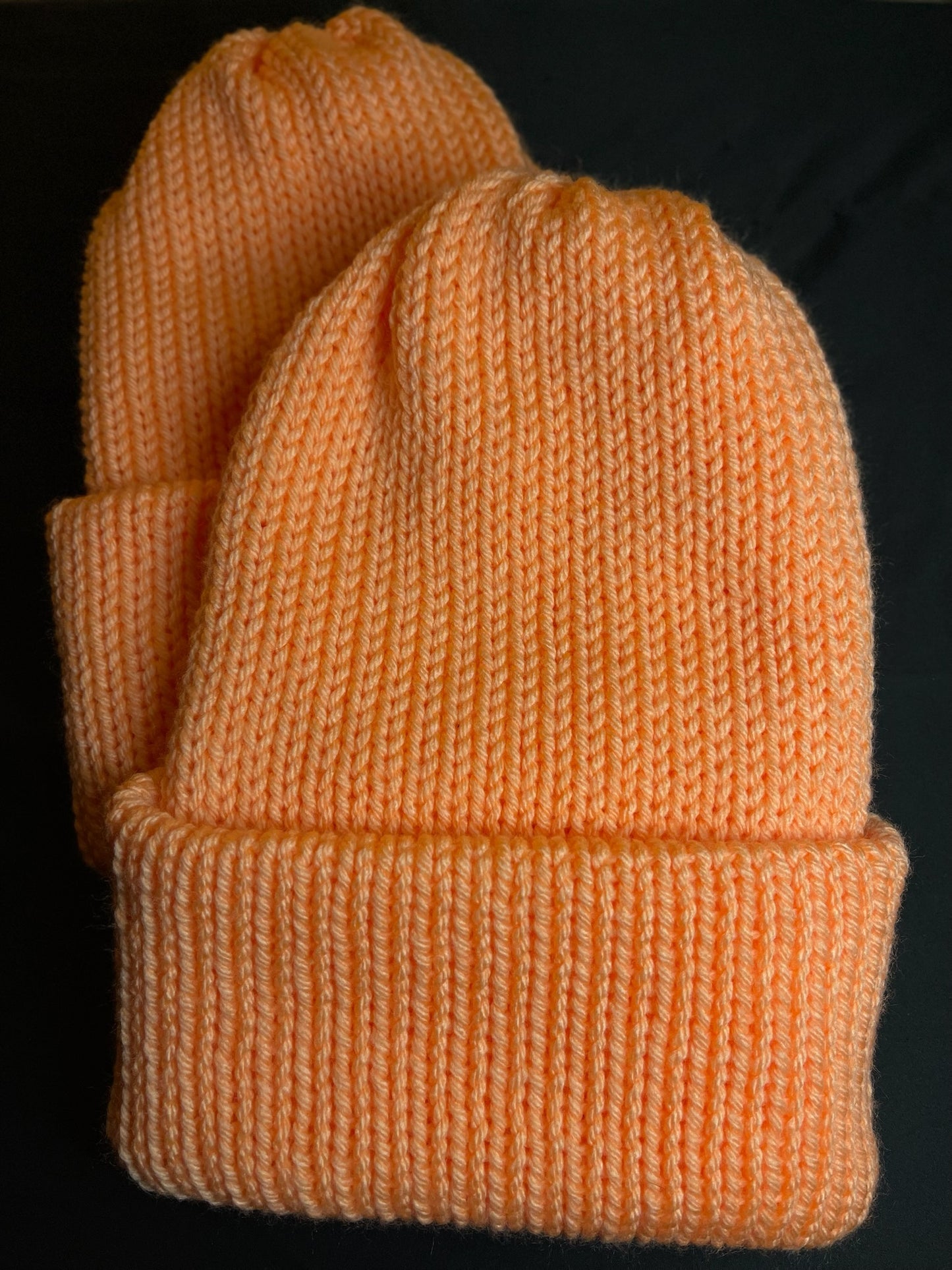 Knit Beanie - Peach