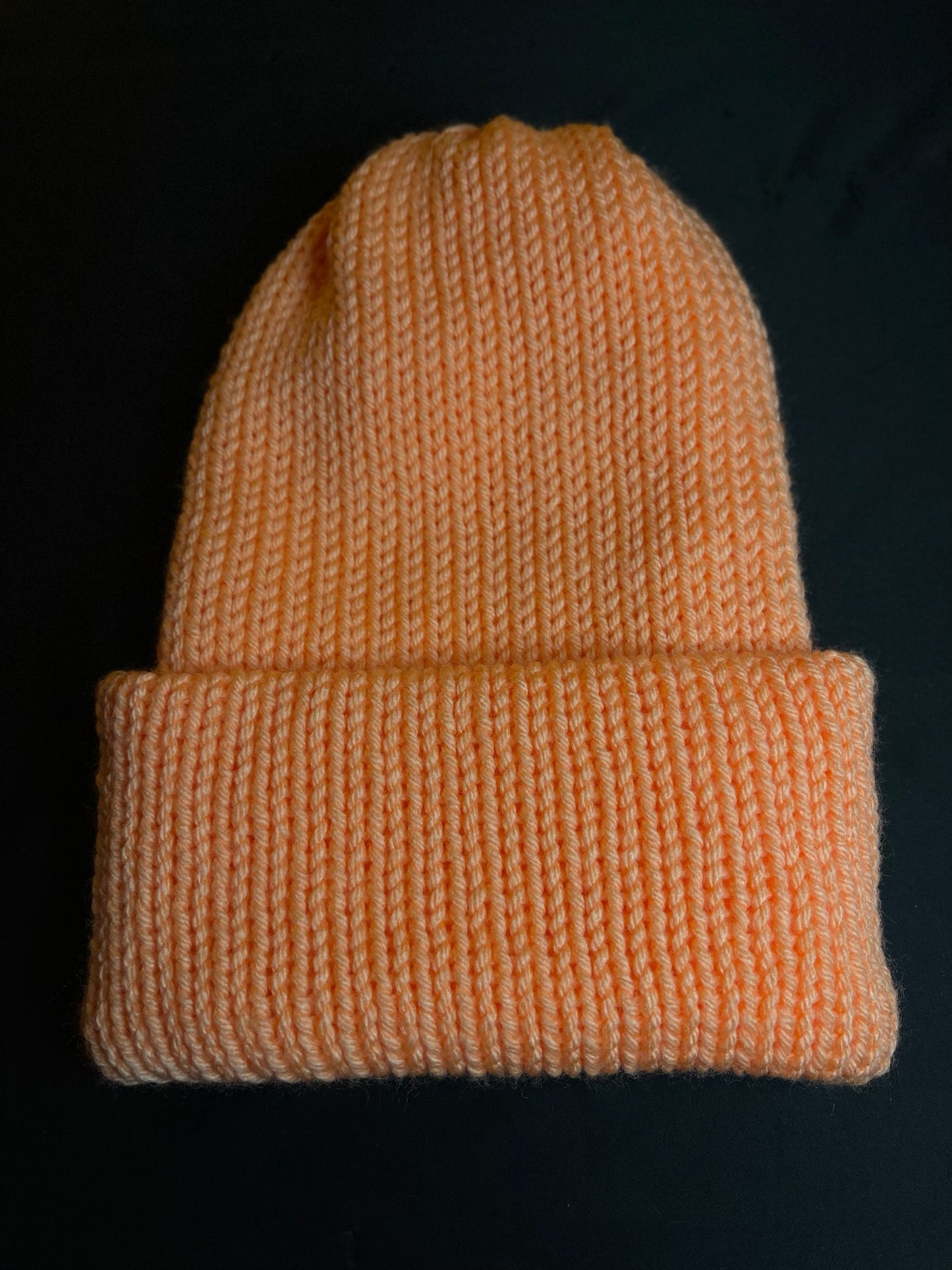 Knit Beanie - Peach