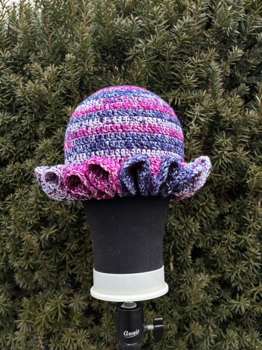 Mixed Berry Ruffle Hat