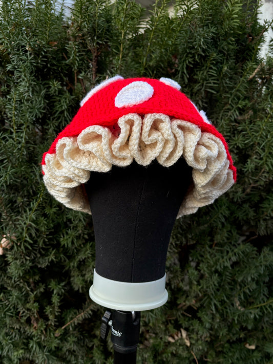 Poison Shroom Ruffle Hat