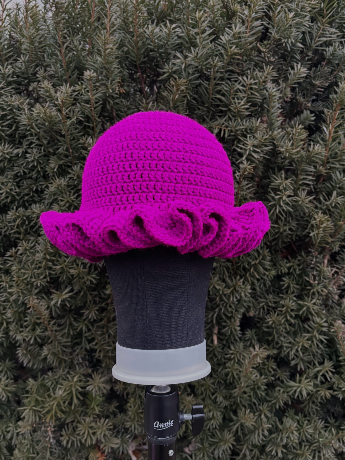 Ultraviolet Ruffle Hat
