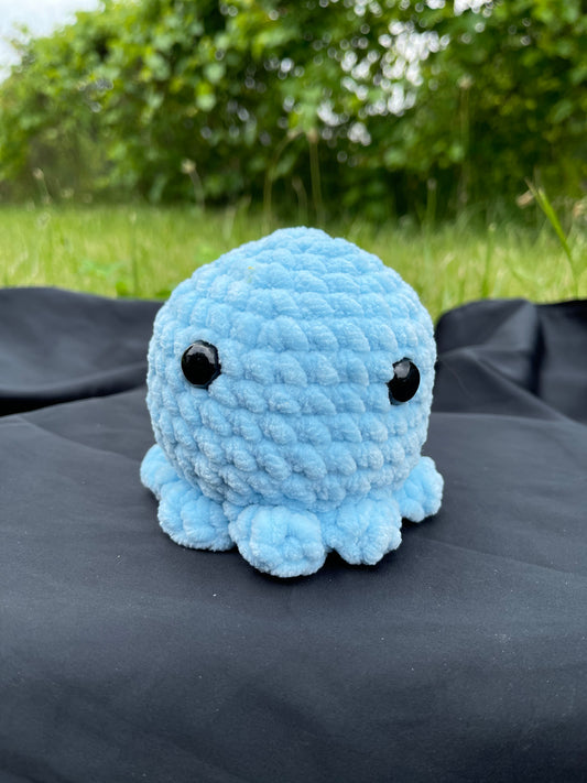 Icy Blue Octopus Plushie