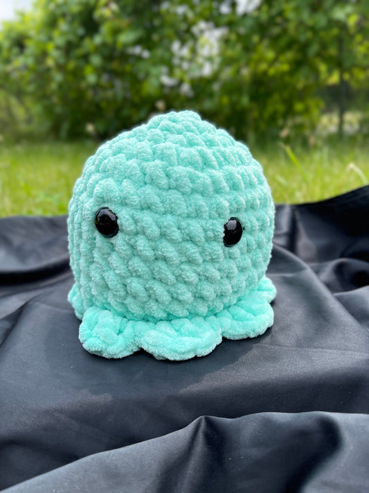 Large Cool Mint Octopus Plushie