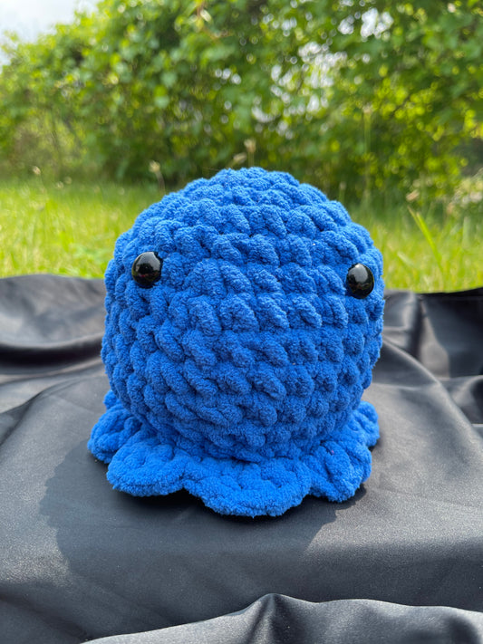 Large Royal Blue Octopus Plushie