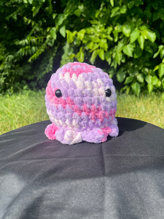 Lilac & Rose Octopus Plushie