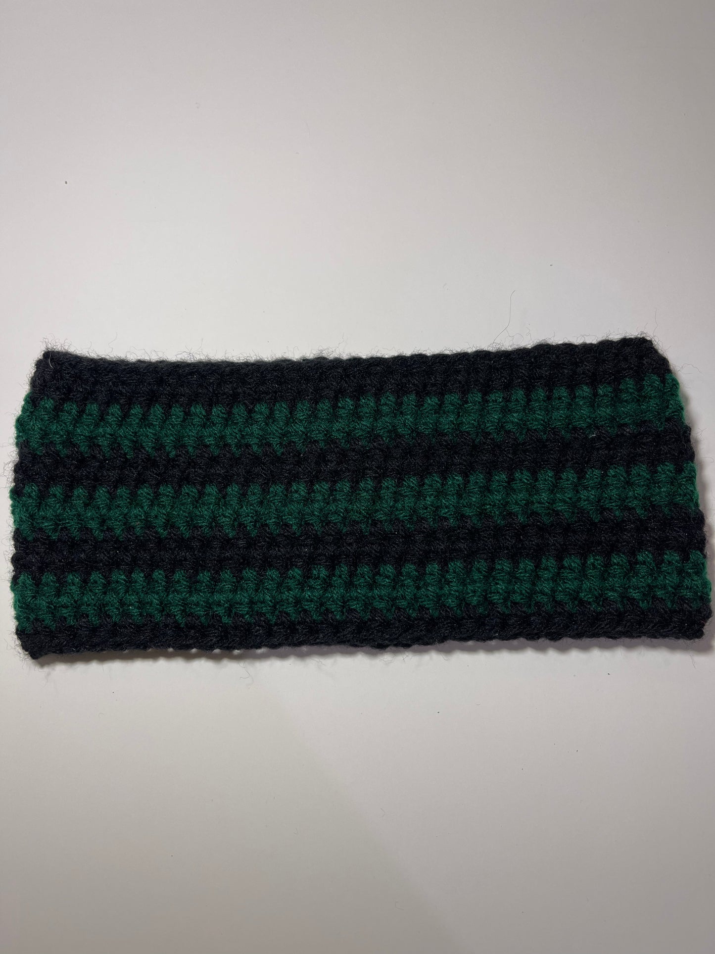 Ear Warmer - Black and Green