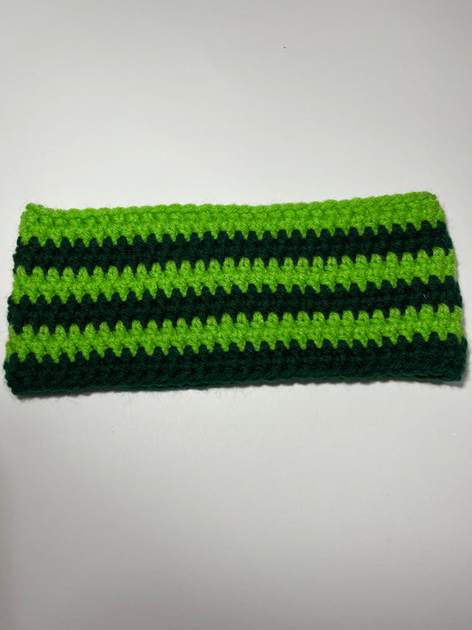 Ear Warmer - Leaf & Forest Green