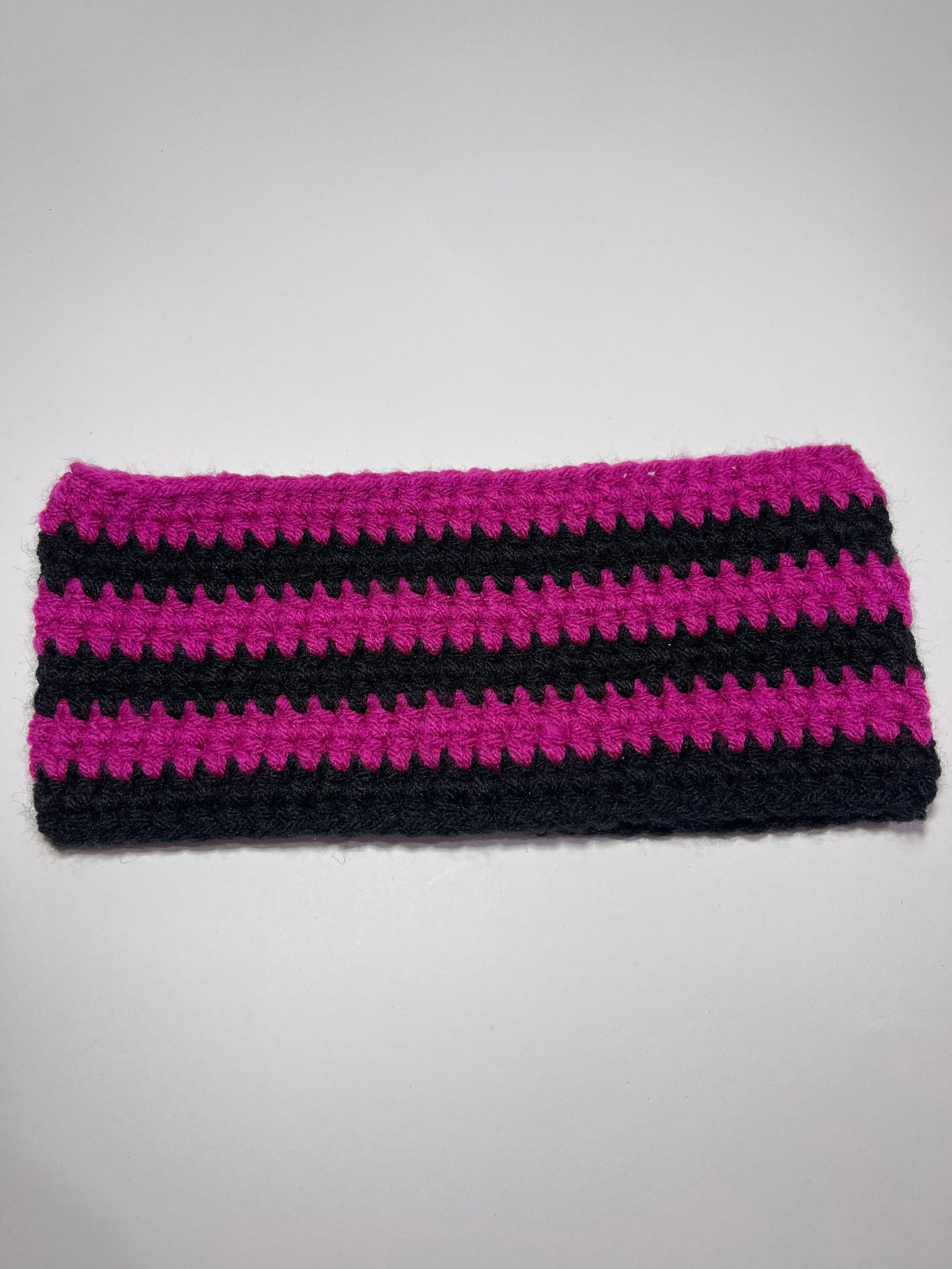 Ear Warmer - Neon Violet & Black